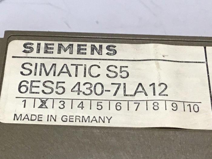Used SIEMENS Digital Input Module 6ES5 430-7LA12 #120534