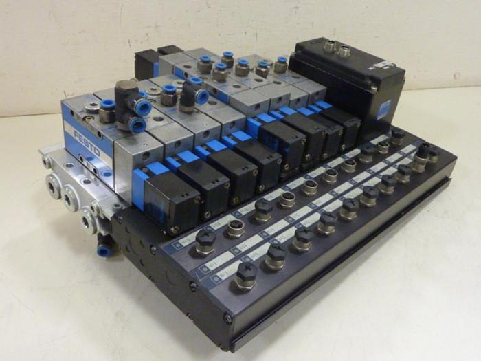 Used FESTO Control Block / Valve Terminal IFB8-02 #61266