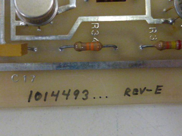 Used CONTROL LASER Circuit Board 1014493 #54854