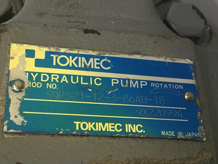 Used TOKIMEC Hydraulic Pump SQPS21-12-3-86AB-18 Used