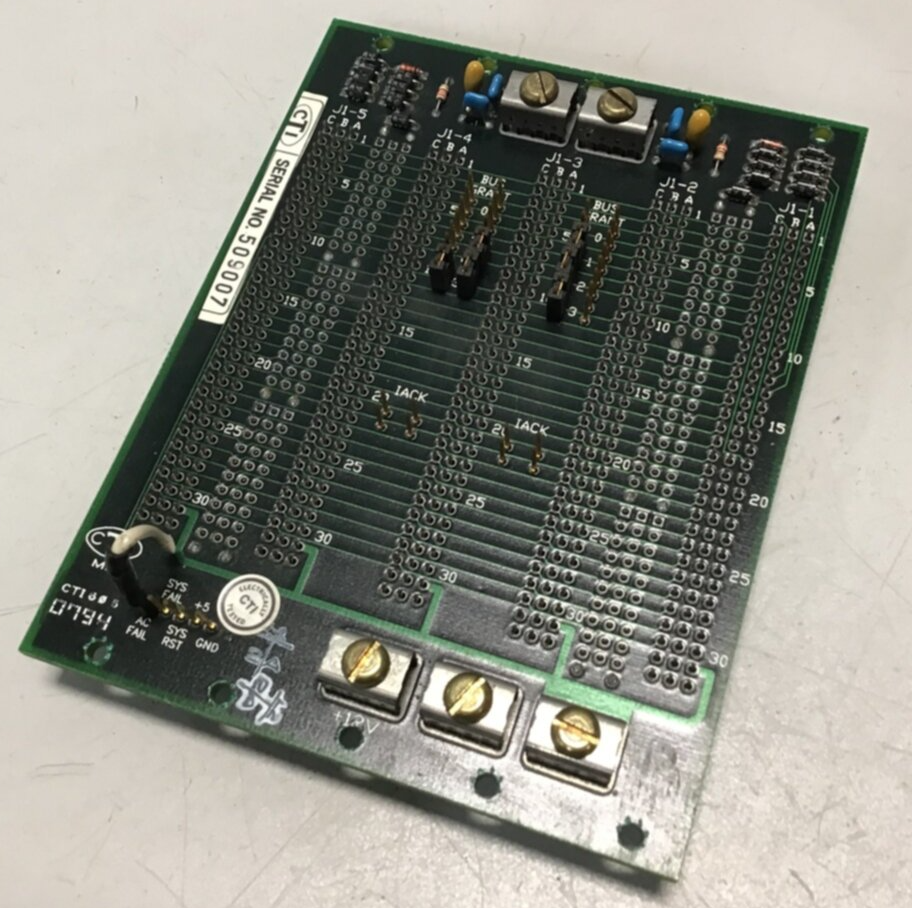 Used CTI Van Dorn Control Rack Board CTI 605 Z9417085B USED