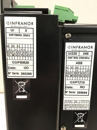 Used INFRANOR Servo Drive Amplifier SMTBS Used