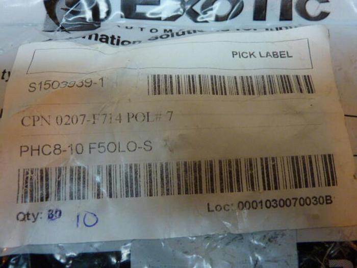 PARKER Straight Thread Connect PHC8-10 F50L0-S #29426