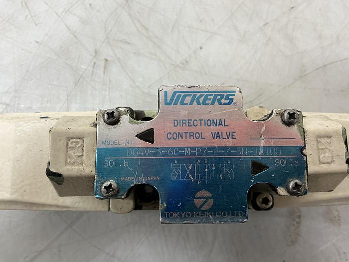 Used VICKERS DG4V-3-6C-M-P7-H-7-50-JA100