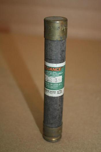 Used RELIANCE ELECTRIC 3 1/2 Amp Fuse ECSR-3-1/2 #19837
