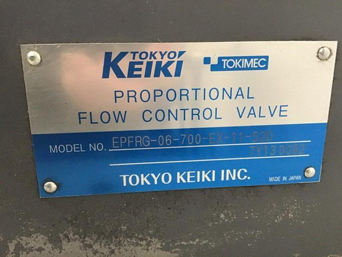 Used TOYO KEIKI CO Proportional Flow Control Valve EPFRG-06-700-EX-11-S2D Used