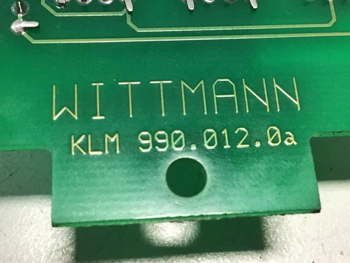 Used WITTMANN Circuit Board KLM 990.012.0B #114261