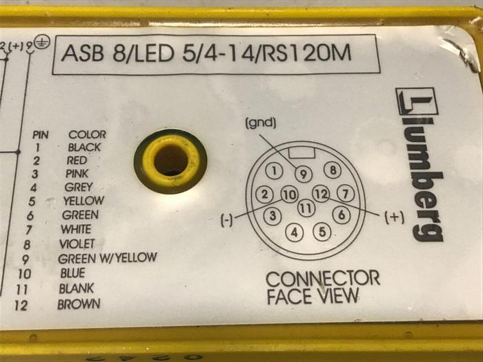 Used LUMBERG Distribution Box ASB 8/LED 5/4-14/RS120M #128293