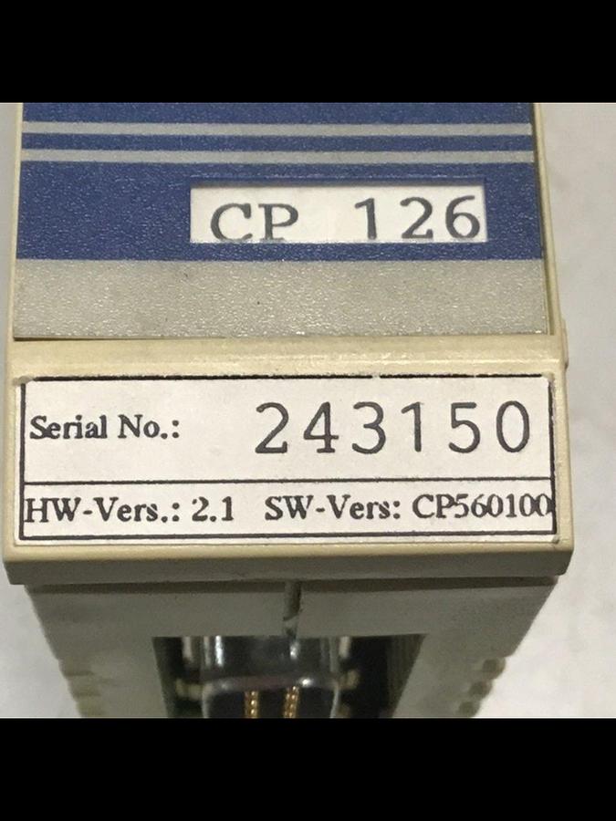 Used DEMAG Input Module CP126 01-004-126-D #124980