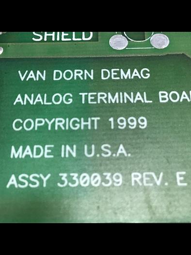 Used VAN DORN Analog Terminal Board PC330-039 330-039 #141858