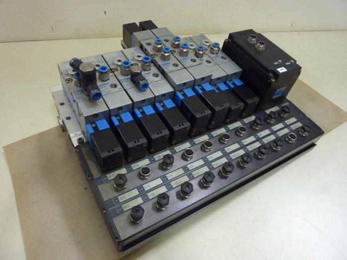 Used FESTO Control Block / Valve Terminal IFB8-02 #52875