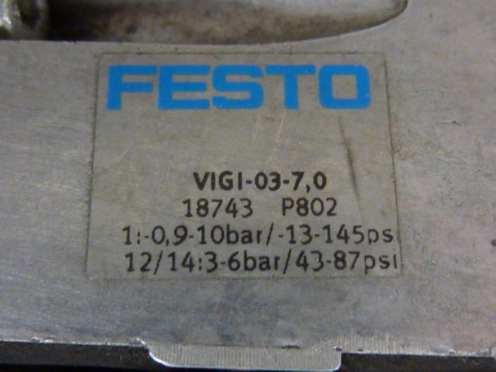 Used FESTO Control Block w/ Valves IFB8-03 #52790