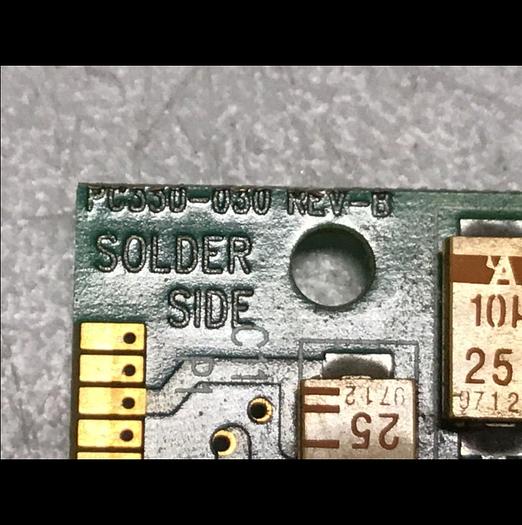 Used VAN DORN Operator Interface Board 330129 PC330-129 330-129 Used
