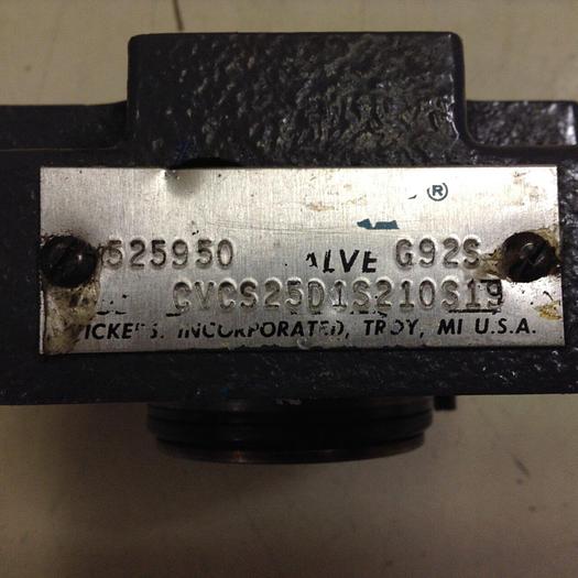 Used VICKERS Valve CVCS25D1S210S19 #89201