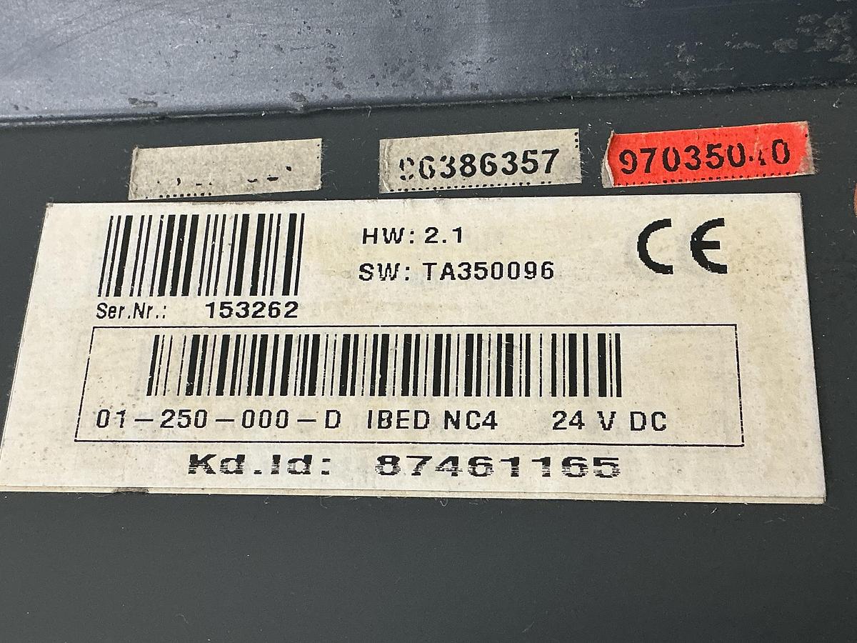 Used SIGMATEK 01-250-000-D IBED NC4