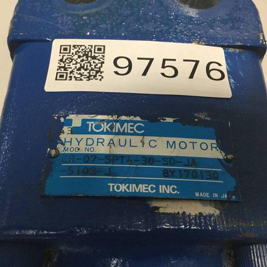Used TOKIMEC Hydraulic Motor CR-07-5PT4-30-SD-JA-S103-J #97576