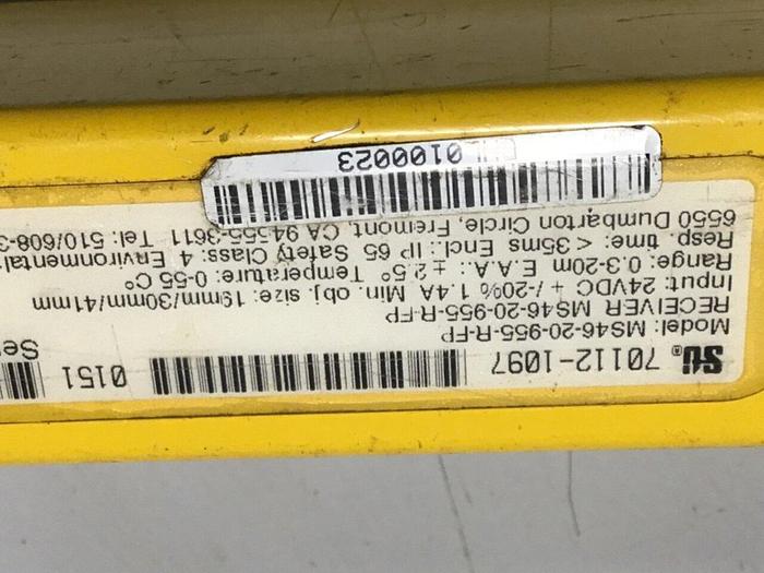 Used STI Light Curtain Receiver MS46-20-955-R-FP #133662