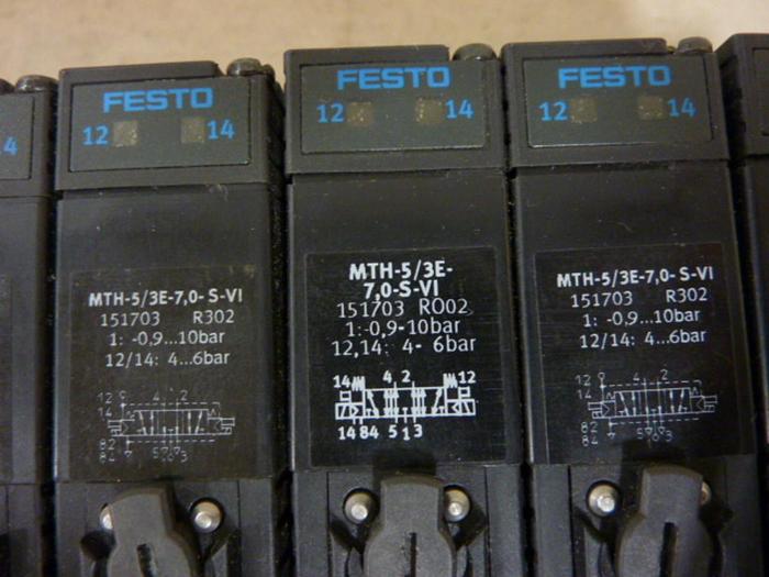 Used FESTO Control Block w/ Valves IFB8-03 #52795