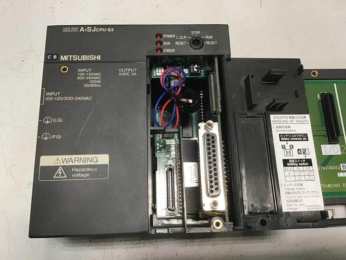 Used MITSUBISHI CPU Unit Slot Rack A1SJCPU-S3 #125181