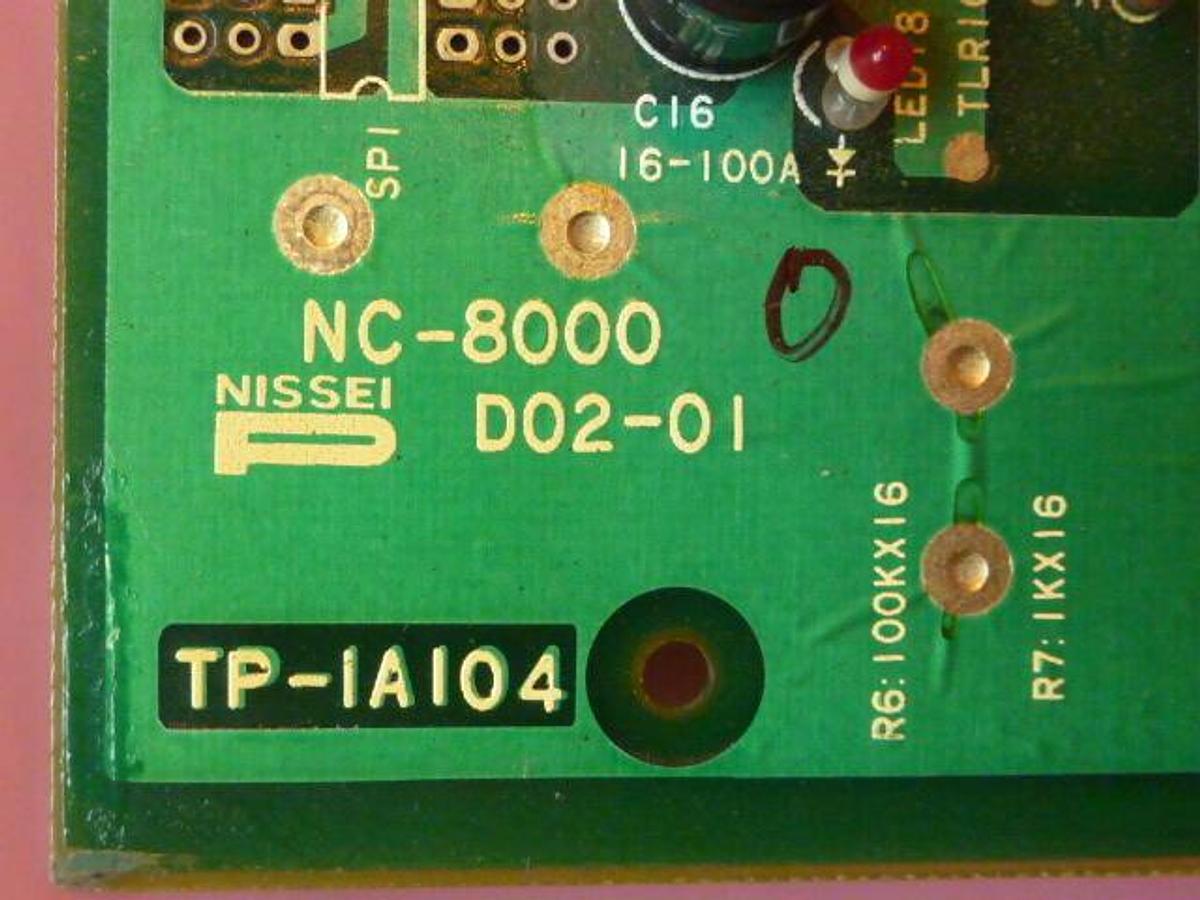 Used NISSEI Circuit Board DO2-01 NC8000 TP-IA104 Used
