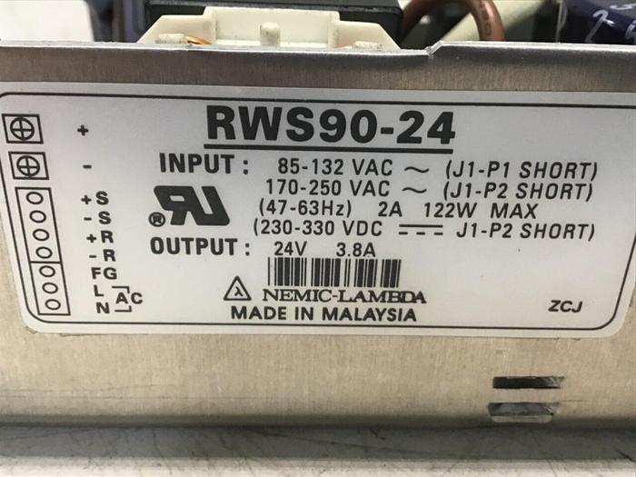 Used NEMIC-LAMBDA Power Supply RWS90-24 USED