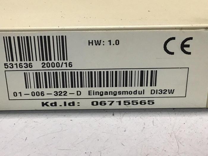 Used DEMAG Input Module 01-006-322-D DI32W 06715565 #139307