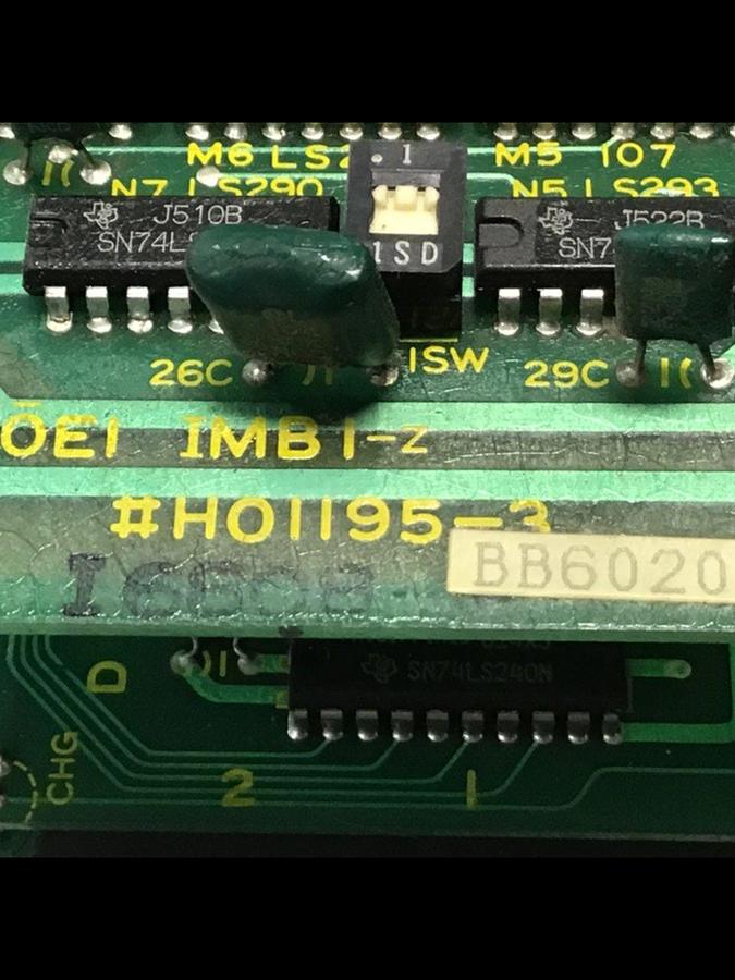 Used TOSHIBA Operator Panel H01195-3 INJECTROL-V #135368