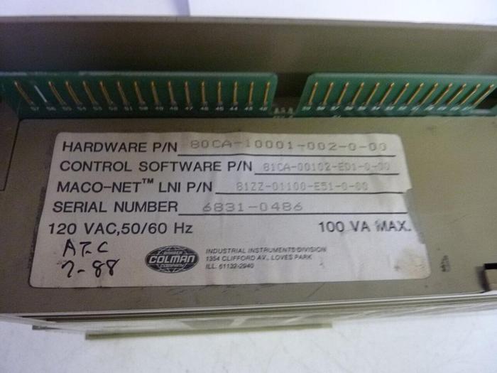 Used BARBER COLMAN Sequence Module 80CA-10001-002-0-00 #3729