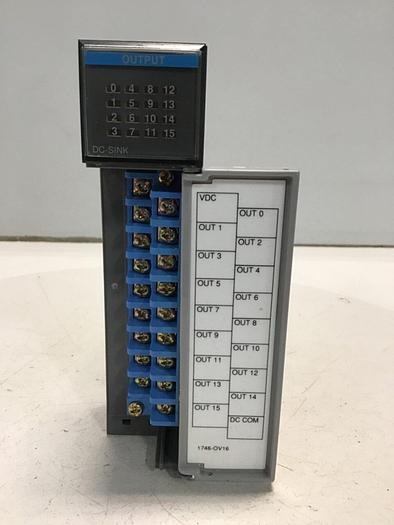 Used ALLEN BRADLEY Output Module 1746-OV16 SER C #118326