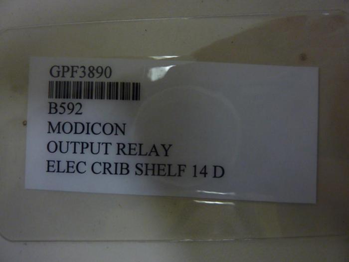 Used MODICON Output Relay B592 #51535