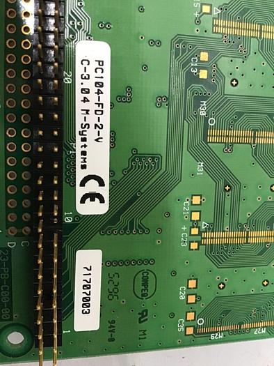 Used M JAY ELECTRONICS LTD Flash Disk PC 104-FD-2-V #118840