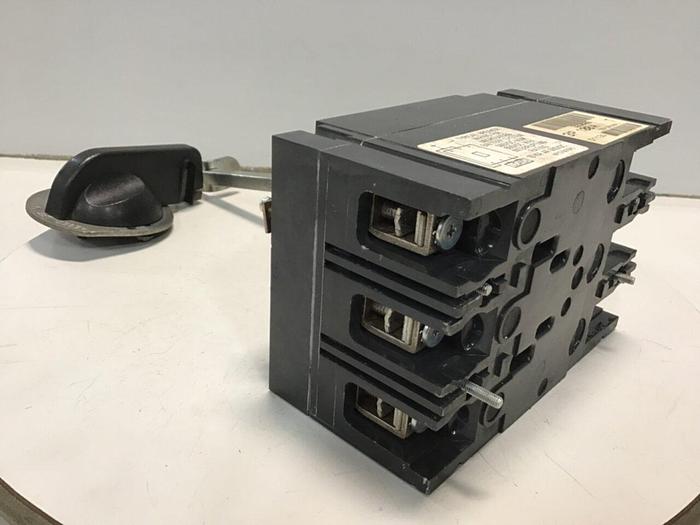 Used GE 100 Amp Circuit Breaker TED136100XL / DISCONNECT Used