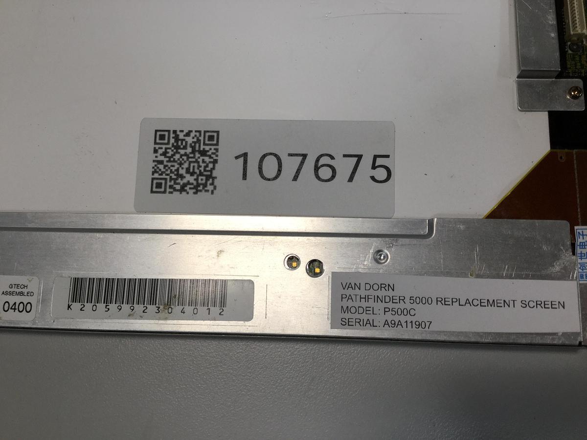 Used VAN DORN Pathfinder 5000 Replacement Screen P500C Used