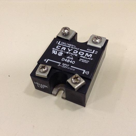 Used CRYDOM Solid State Relay D4840 #84477