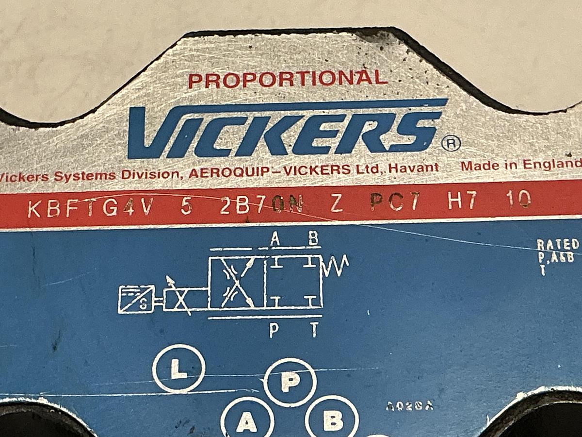 Used VICKERS KBFTG4V 5 2B70N Z P07 H7 10