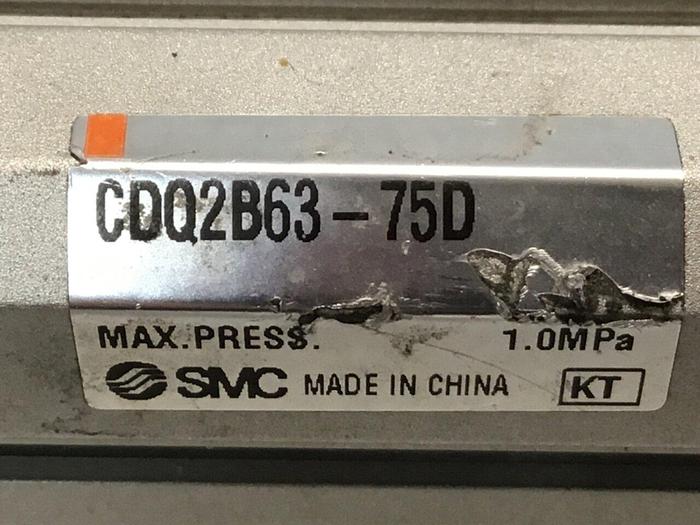 Used SMC Air Cylinder CDQ2B63-75D #129313