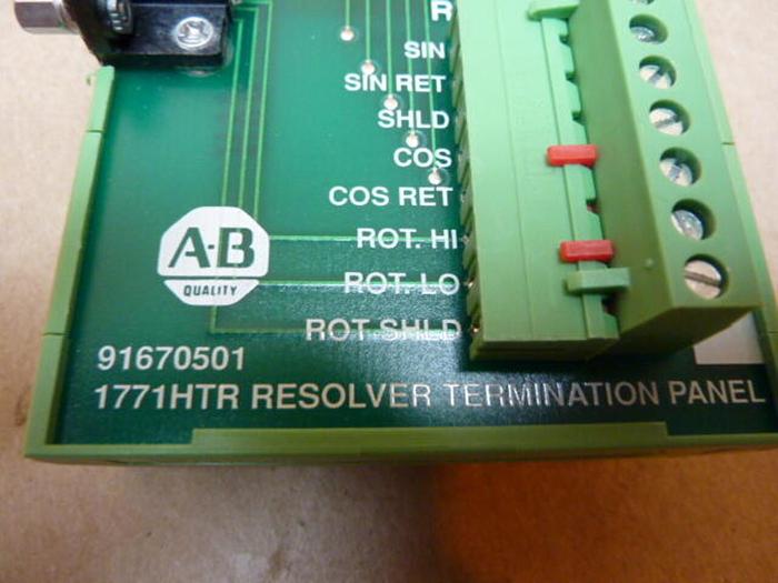 ALLEN BRADLEY Resolver Termination Panel 1771-HTR #28891