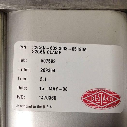 Used DESTACO Clamp 82G6N-632C903-05190A #90110