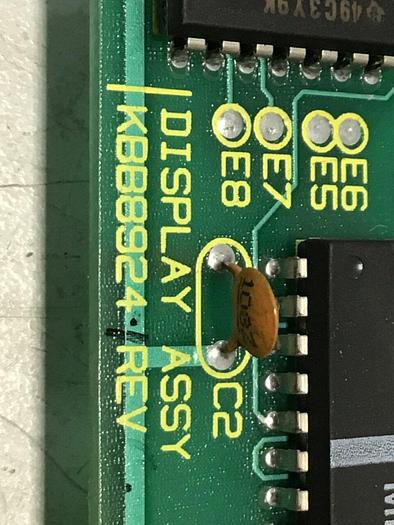 Used FOREMOST MACHINE Display Circuit Board KBB8924 #126204