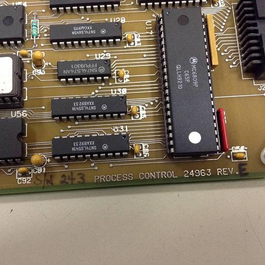 Used SOLID CONTROLS Process Control Board 24963 REV E #81315