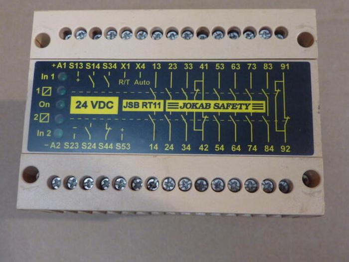 Used JOKAB SAFETY Safety Relay JSBRT11 #36932