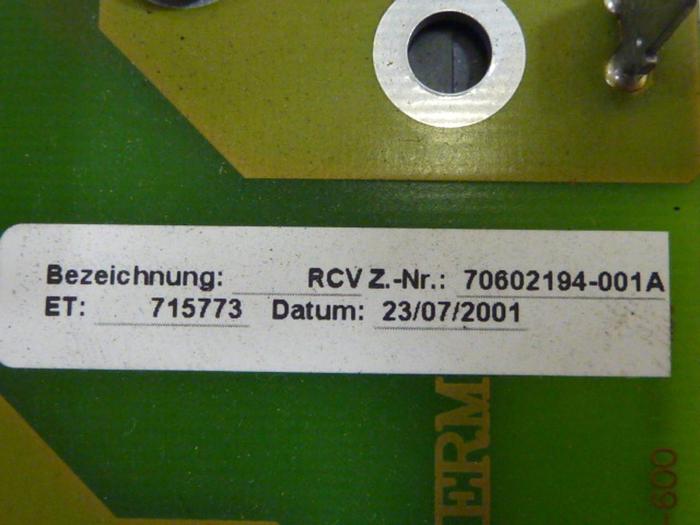 Used AEG Circuit Board 70602194-600 #59025