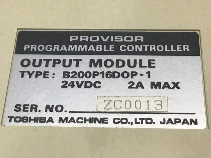Used TOSHIBA Output Module B200P16DOP-1 #129616