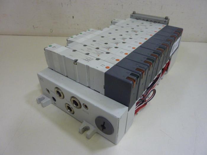 Used SMC Control Block w/ Valves VQ4300-5 #66056