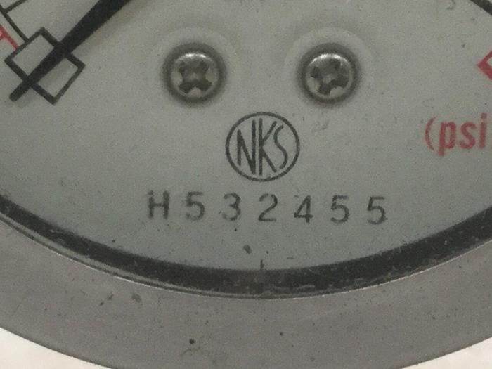 Used NKS Pressure Gauge H532455 #105299