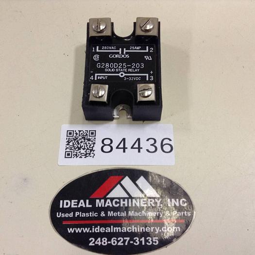 Used GORDOS Solid State Relay G280D25-203 #84436