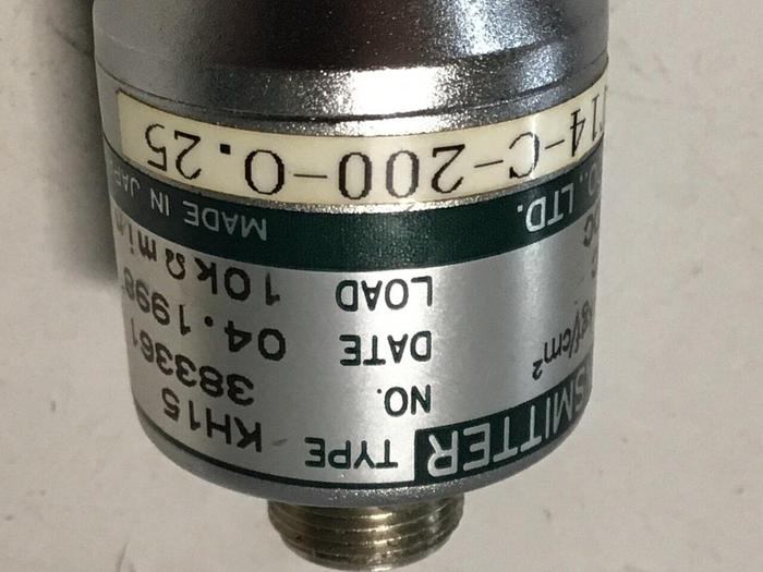 Used NAGANO Pressure Transmitter KH15-PT14-C-200-0.25 #126515