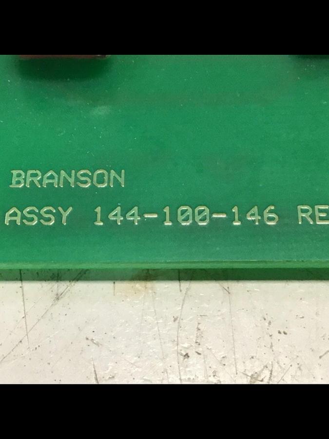 Used BRANSON Circuit Board 144-100-146 Used