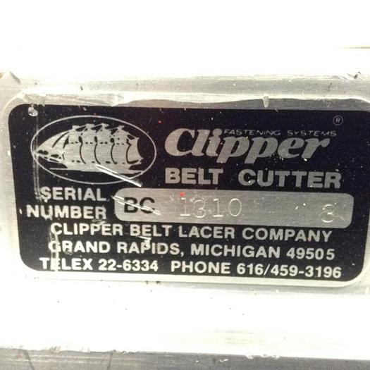 Used CLIPPERBELT Lacer Belt Cutter CUTTER944 Used