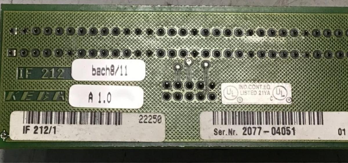 Used KEBA Circuit Board IF212/1 USED